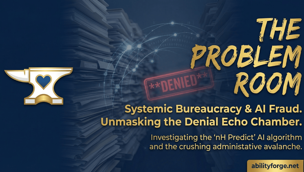The Problem Room — Systemic Bureaucracy & AI Fraud. AbilityForge.net