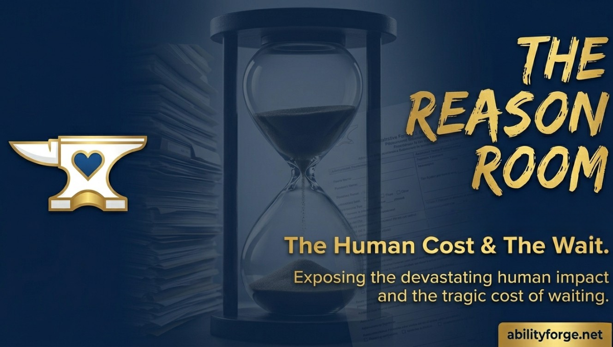 The Reason Room — The Human Cost & The Wait. AbilityForge.net