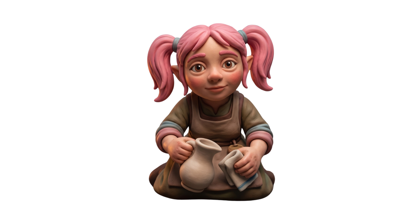 Rachel, Mercy — the gnome