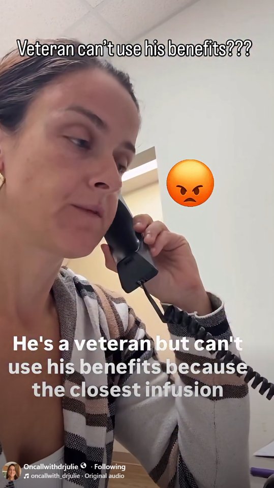 Dr. Julie: a veteran who cannot use his benefits