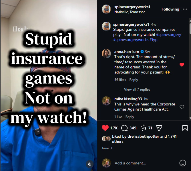 Dr. Shibayama reel: 'Stupid insurance games. Not on my watch!'