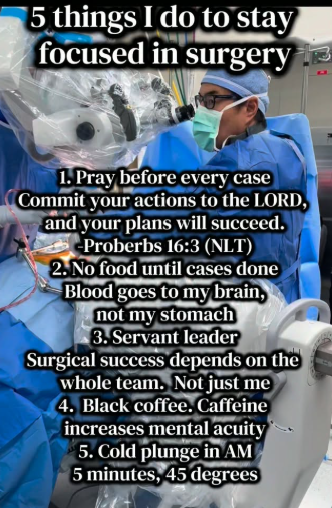 Dr. Shibayama reel: '5 things I do to stay focused in surgery'